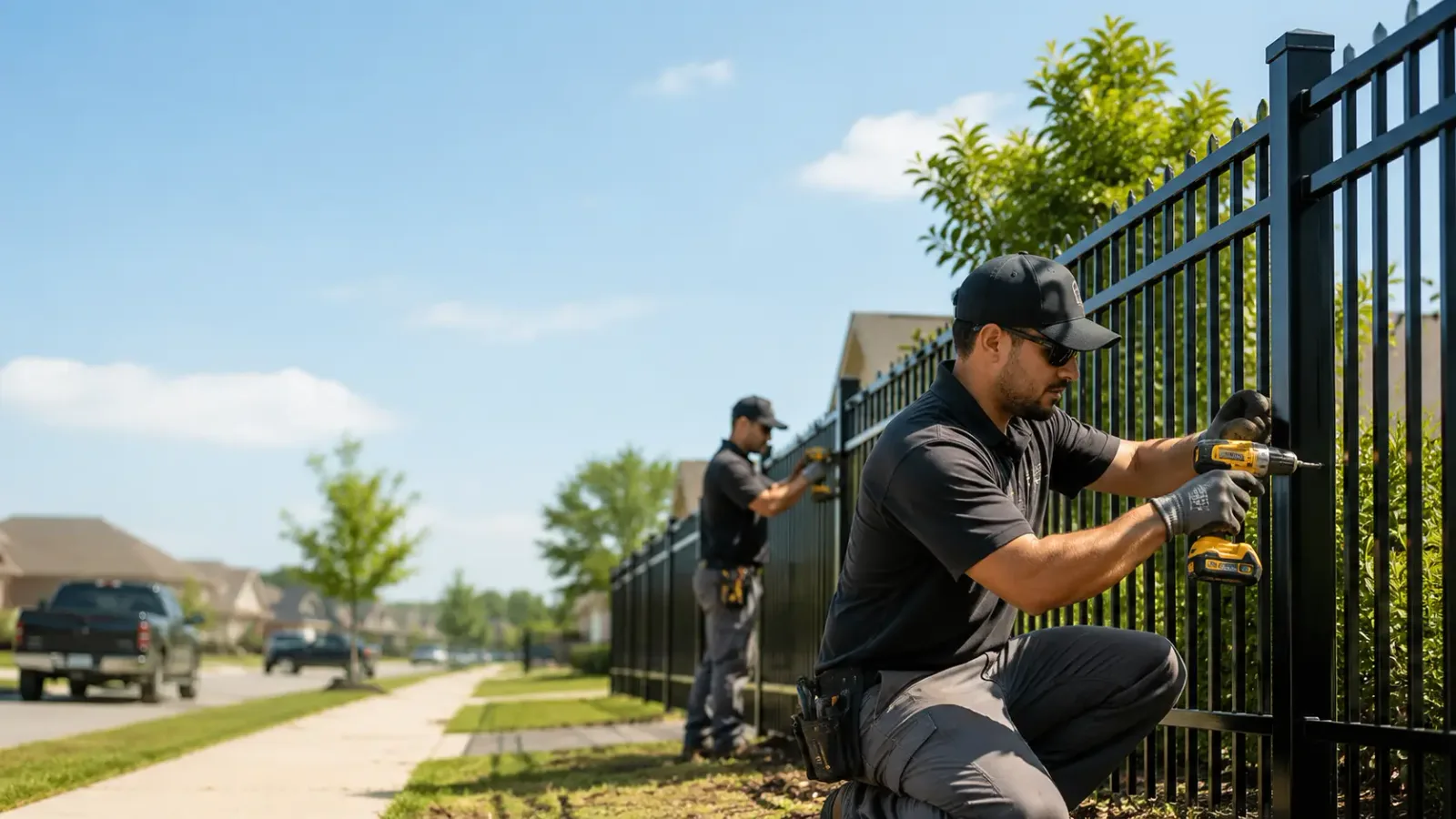 Metal Fence Installation in Linn, TX